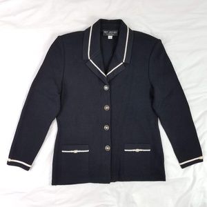 St. John Collection Knit Blazer Jacket Sweater